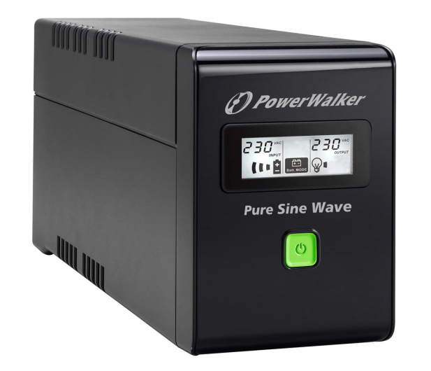 IMPAKT NEW UPS POWER WALKER 600VA 2X PL 230V, PURE SINE WAVE - 253672 - zdjęcie 3
